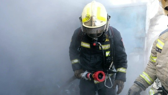 Пожар в Элисте потушен.