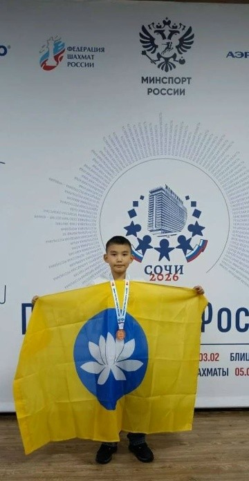 Аюка Бериков стал бронзовым призёром Первенства России по шахматным композициям.