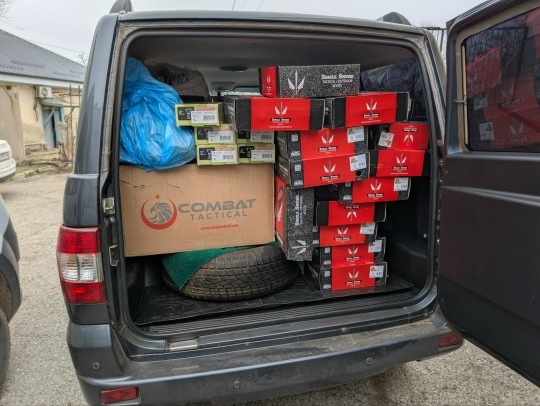 Очередная партия гуманитарной помощи отправлена бойцам в зону специальной военной операции.