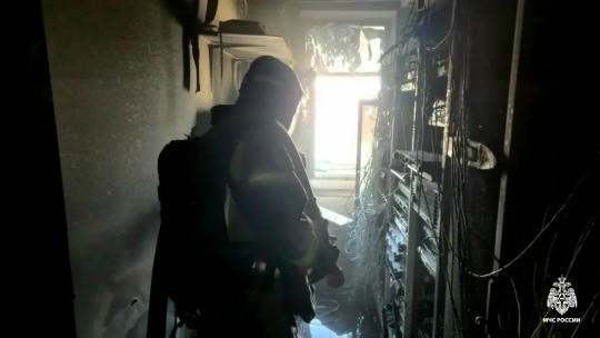 Пожар на улице им.Илюмжинова в Элисте потушен.