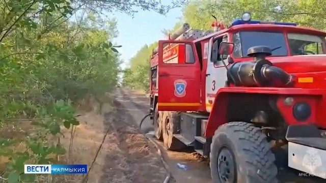 Сегодня на территории земель лесного фонда Калмыкии объявлен пожароопасный сезон.