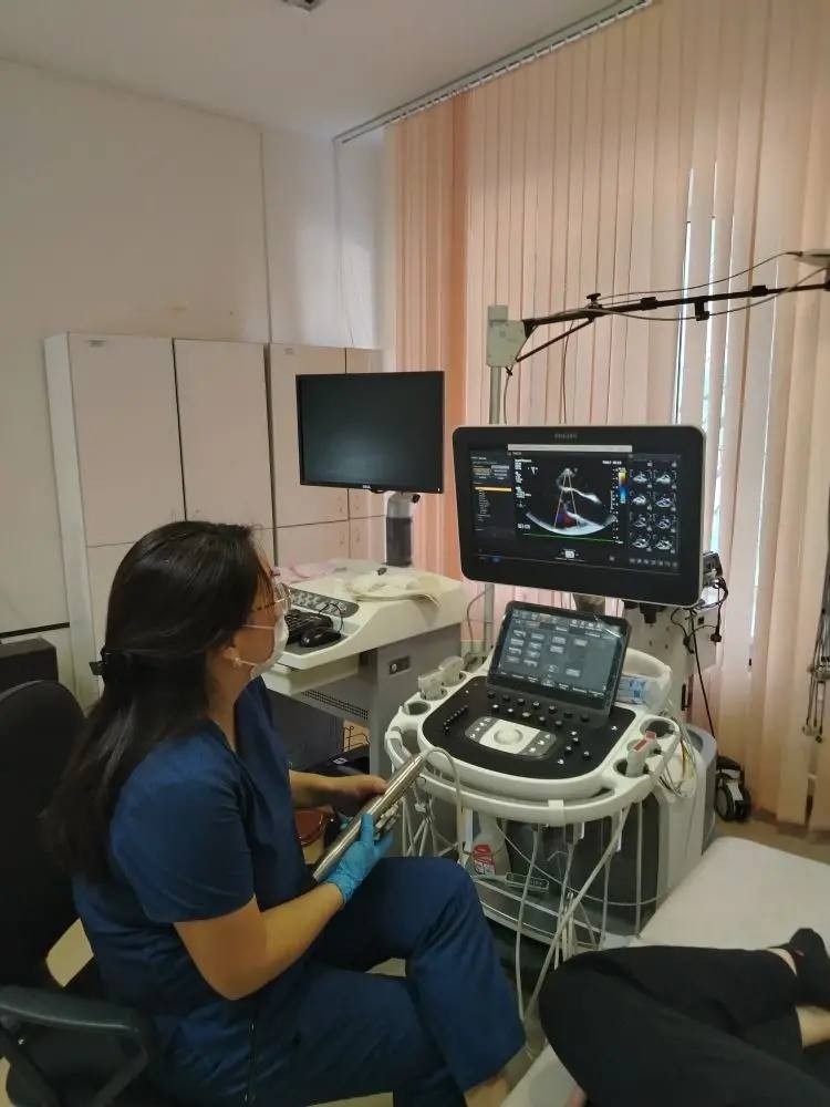 В республиканской больнице впервые провели чреспищеводную эхокардиографию.