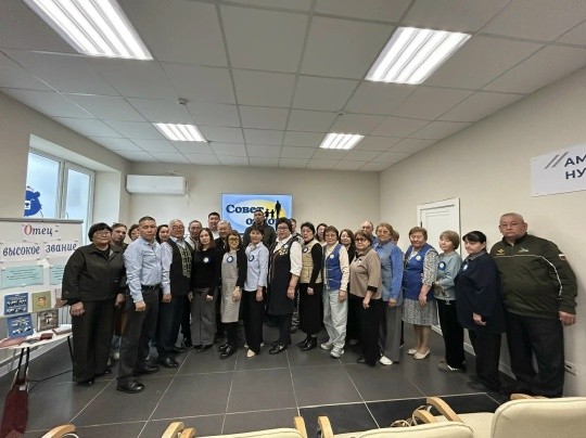 ️В Лаганском районе открылся Совет отцов