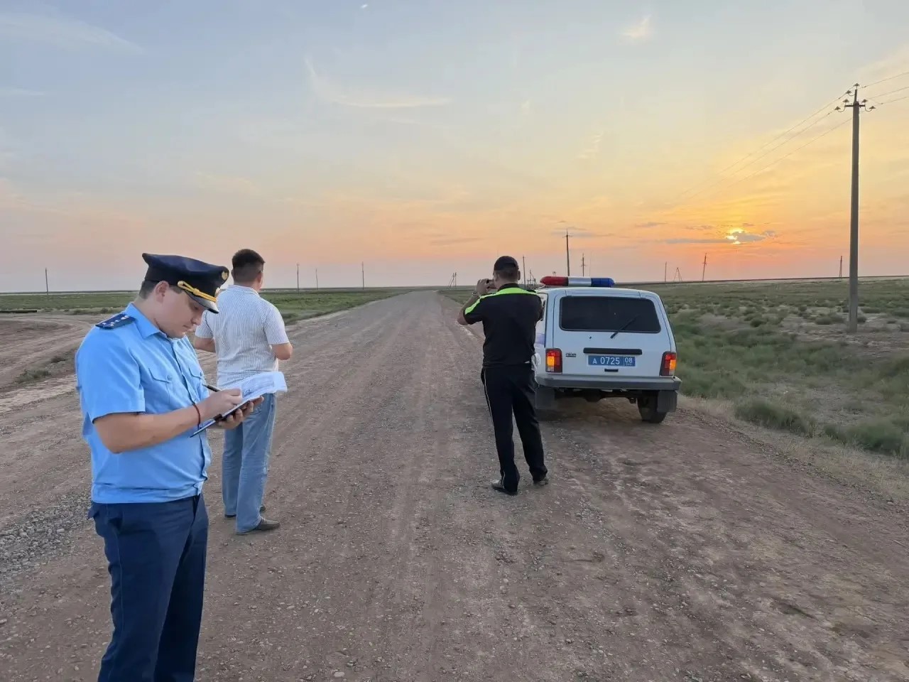 В Кетченеровском районе по требованию прокуратуры отремонтировали дорогу «Хошеуты – Сарпа»